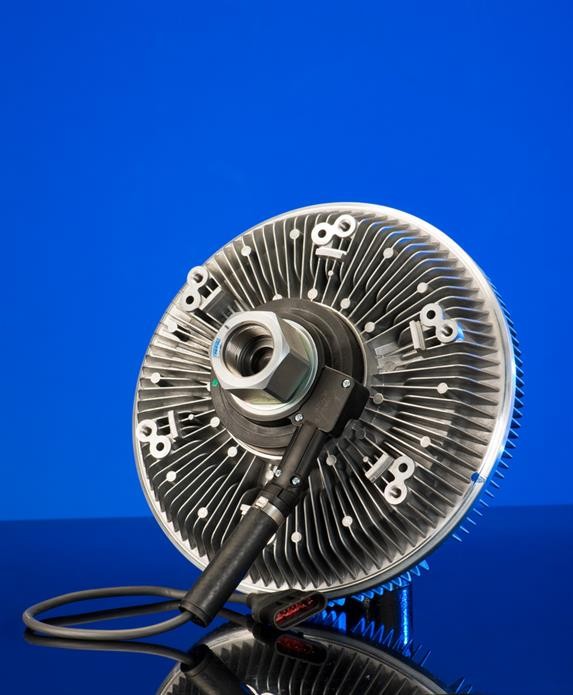 Viskózní spojka ventilátoru BorgWarner s elektronickou regulací