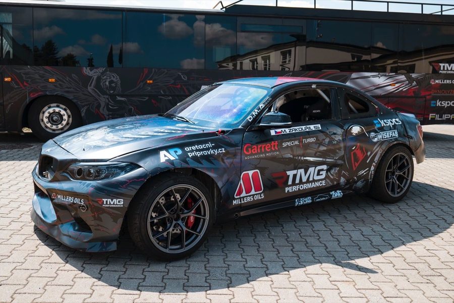 Marco Zakouřil, driftové BMW M2